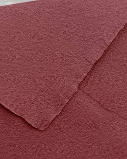 Handgefertigter Bordeaux-Umschlag für Hochzeitseinladungen